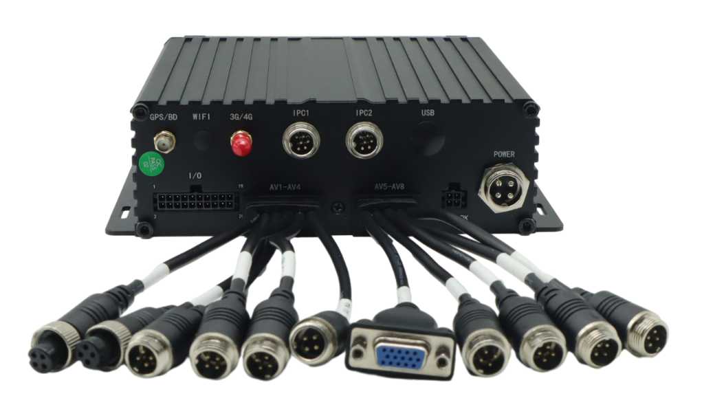 Κινητό DVR οχήματος 8CH HDD με Wi-Fi GPS για φορτηγό