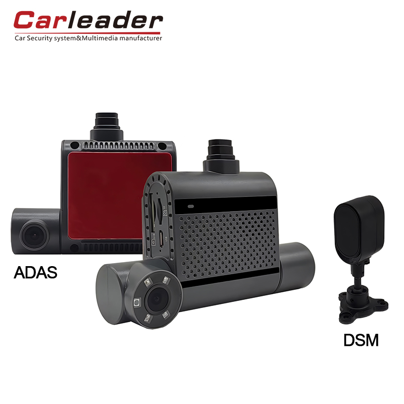 Carleader 3CH HD DVR Καταγραφή κάμερας AI Dash για διαχείριση στόλου