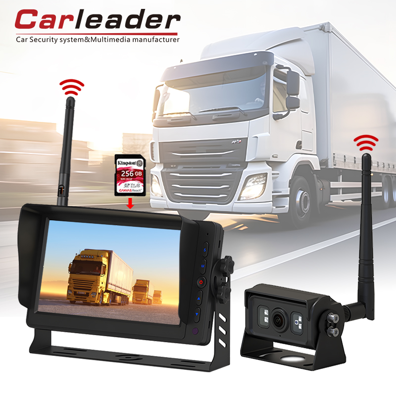Carleader 7 ιντσών DVR Εγγραφή 2.4GHz Ψηφιακό ασύρματο σύστημα παρακολούθησης ---- Ασφαλίστε την ασφάλεια οδήγησης σας