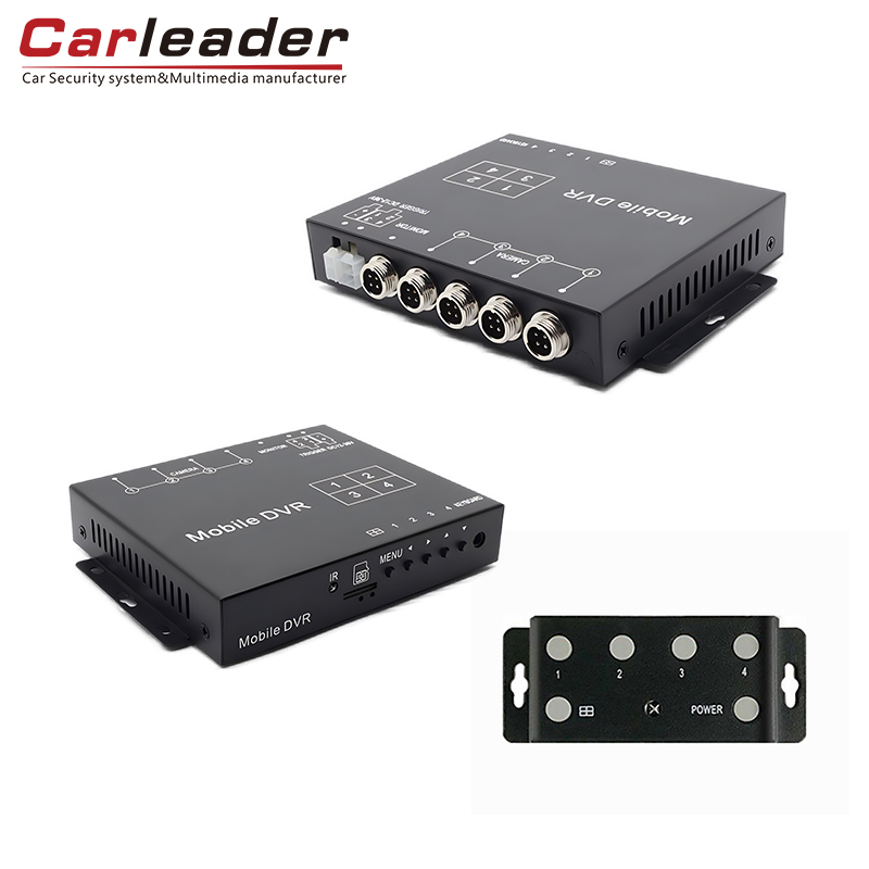 Carleader 4ch AHD 1080p Mini Mobile DVR Υποστήριξη TF Αποθήκευση Κάρτας TF