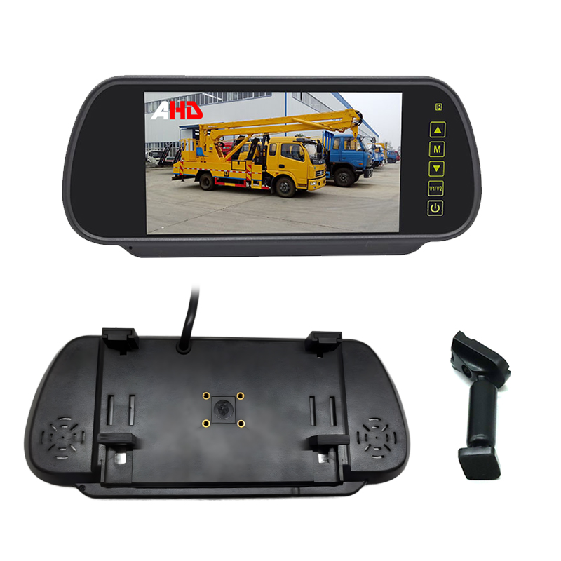 Carleader Διπλή εγκατάσταση Είσοδοι 7 ιντσών 2 AV AHD Rear View Mirror Monitor--Grear Choice for Vehicle Safety