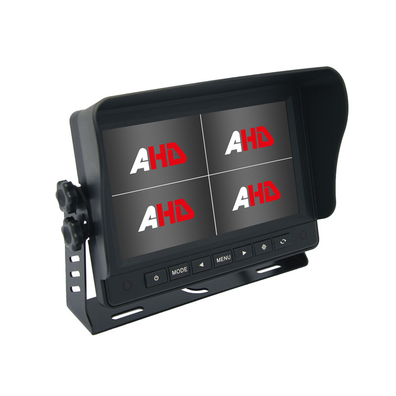 Carleader 7 ιντσών 4CH Quad View Οθόνη AHD Vehicle Monitor για καθαρή, αξιόπιστη επιτήρηση οχημάτων
