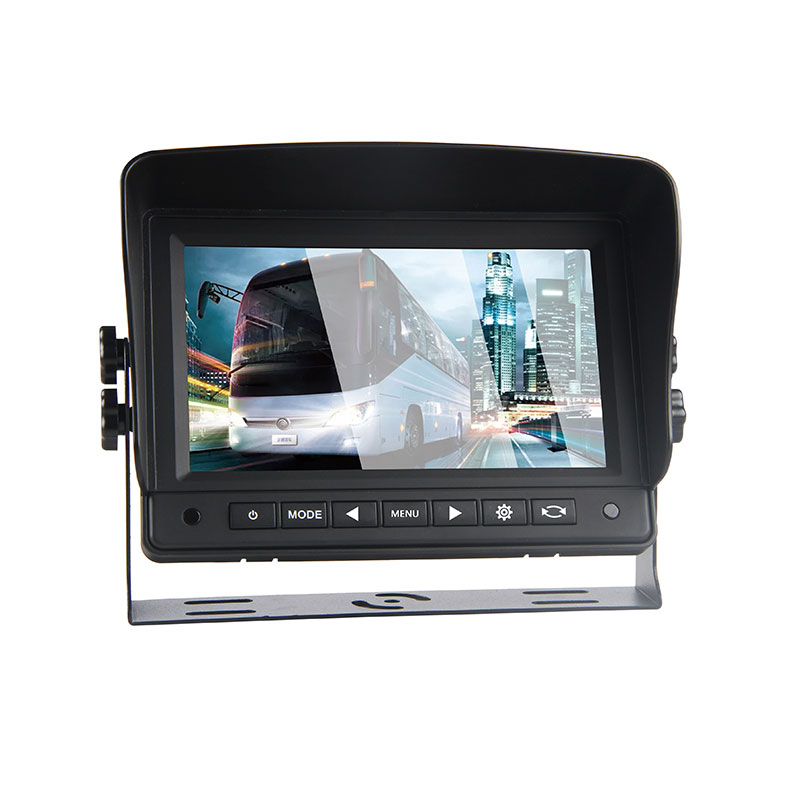 7inch Heavy Duty Vehicle Dash Mount Monitor με είσοδο δύο κάμερας