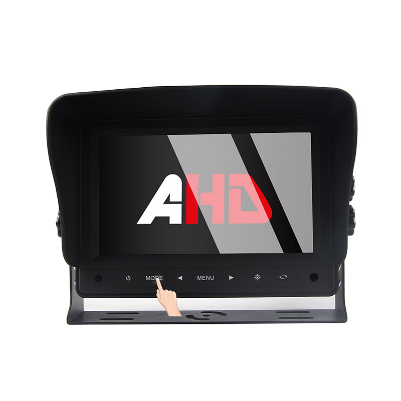 Κουμπιά αφής 7 ιντσών 2CH Heavy Duty AHD Vehicle Montior