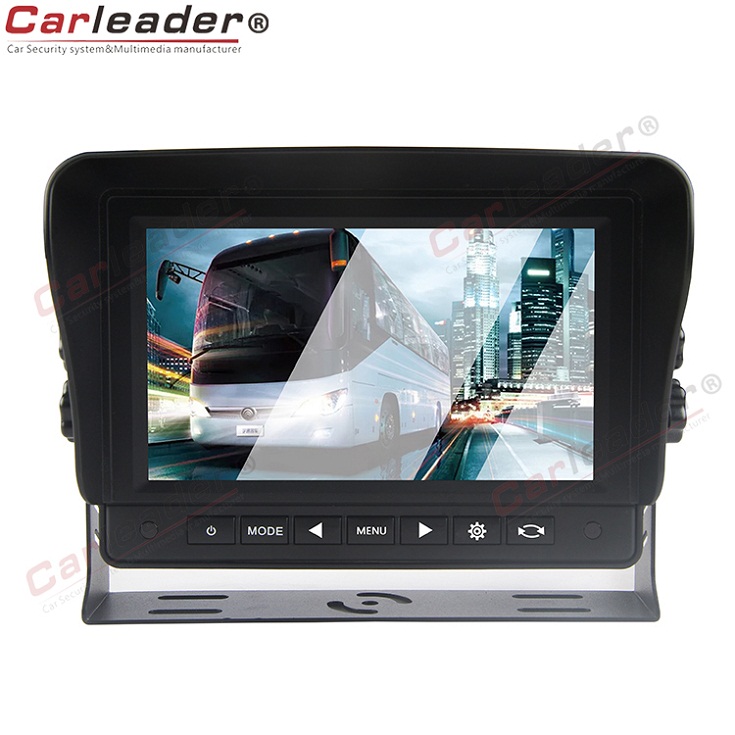 7inch Heavy Duty Vehicle Dash Mount Monitor με είσοδο δύο κάμερας